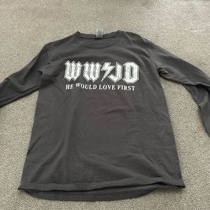 He would love first long sleeve shirt